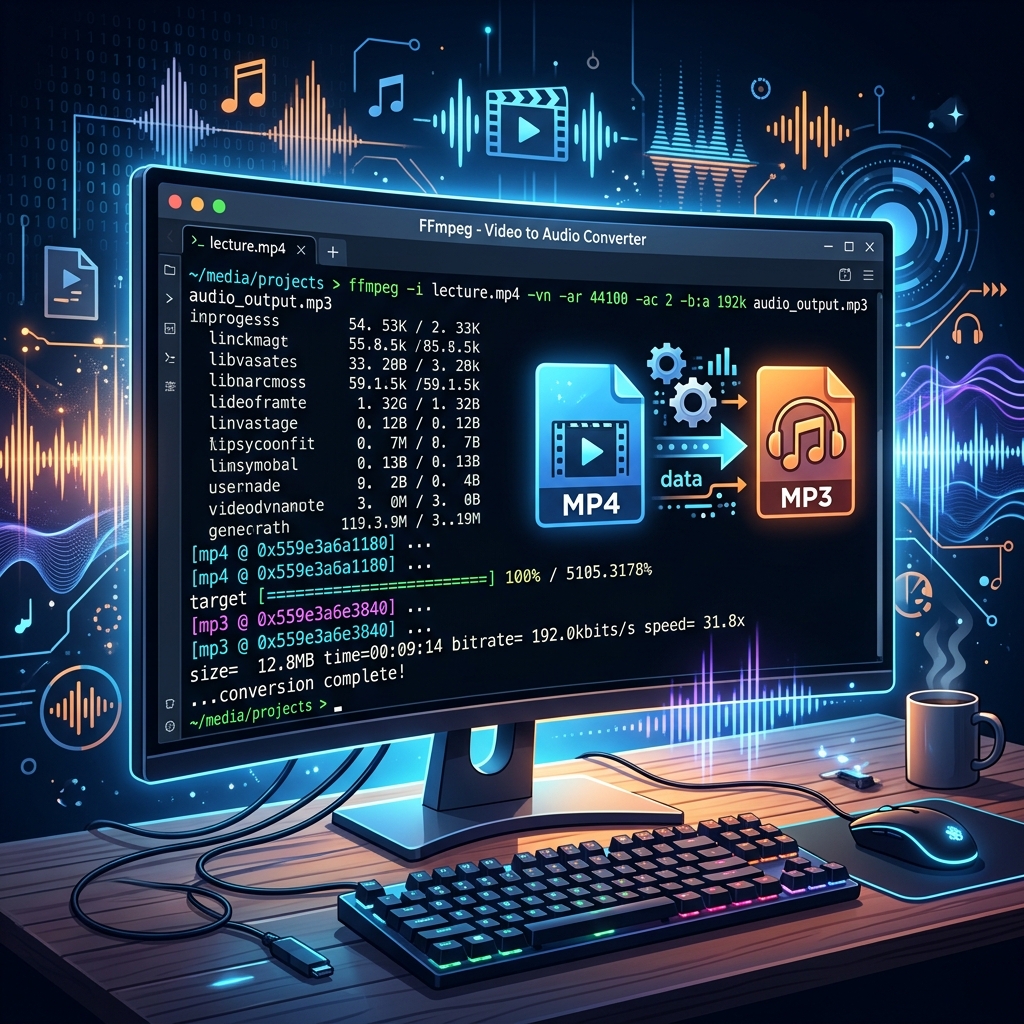 How to Convert MP4 to MP3 Using FFmpeg: A Technical Guide